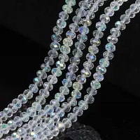 Electroplate Glass Beads Strands