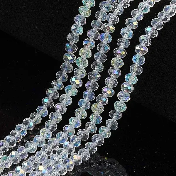Electroplate Glass Beads Strands