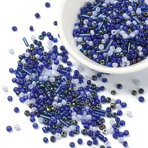 Opaque & Transparent Inside Colours Glass Seed Beads