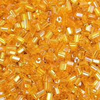 11/0 Two Cut Glass Seed Beads