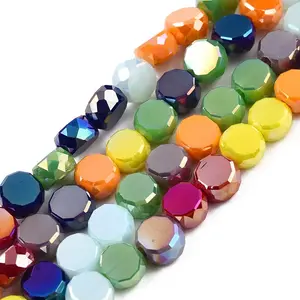 Electroplate Glass Beads Strands