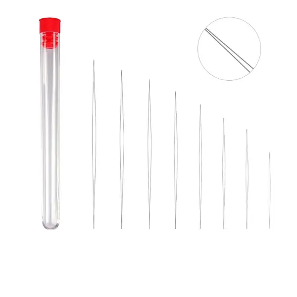 Tarnish Resistant Stainless Steel Collapsible Big Eye Beading Needles