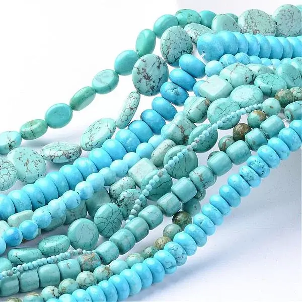 Natural Magnesite Bead Strands
