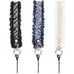 3Pcs 3 Colors Wool Mobile Straps
