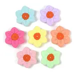 Flower Food Grade Silicone Focal Beads