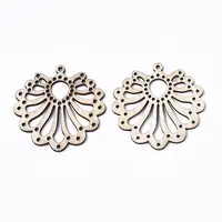 Undyed Natural Wooden Chandelier Components Links