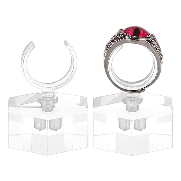 Transparent Acrylic Ring Display Rack