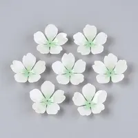 Flower Acrylic Bead Caps