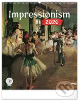 NOTIQUE Nástenný kalendár Impresionizmus 2026 (univerzálne kalendárium)