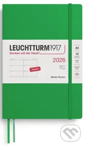 Weekly Planner 2026 Medium (A5) Spring Leaf,Weekly Planner 2026 Medium (A5) Spring Leaf