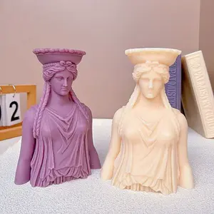 DIY Ancient Greek Goddess Candle Silicone Molds