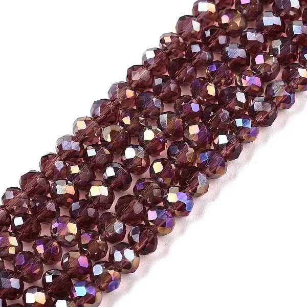 Electroplate Glass Beads Strands