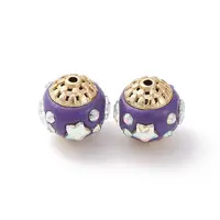 Handmade Resin Indonesia Round Beads