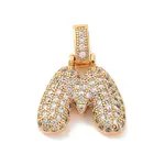 Brass Micro Pave Cubic Zirconia Pendants