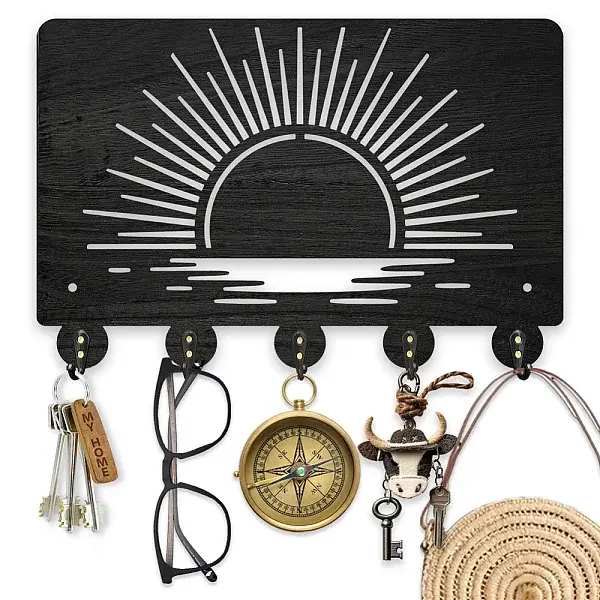 Wood & Iron Wall Mounted Hangers