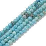 Assembled Natural Dolomite and Synthetic Opal Beads Strands