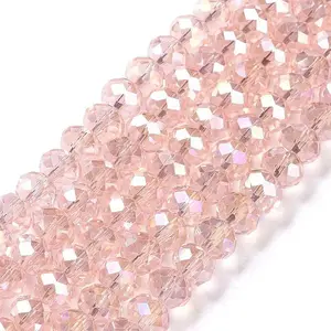Electroplate Glass Beads Strands