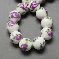 Handmade Printed Porcelain Beads