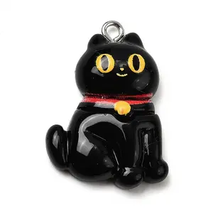 Halloween Opaque Resin Pendants