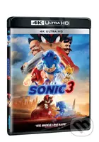 Ježek Sonic 3 Ultra HD Blu-ray (UHD BD) - Jeff Fowler - film z kategorie Dětské a animované
