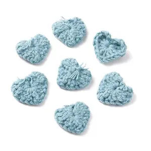 Handicraft Cotton Knitting Heart Ornament Accessories