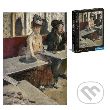Puzzle Edgar Degas: V kavárně - puzzle z kategorie Umělecké