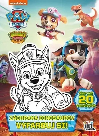 Vyfarbuj si! Záchrana dinosaurov - Labková patrola - kniha z kategorie Omalovánky