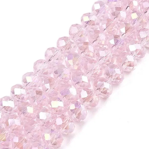 Electroplate Glass Beads Strands