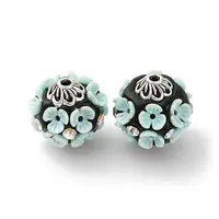 Handmade Resin Indonesia Round Beads