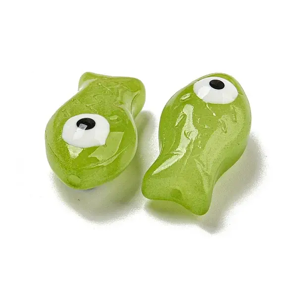 Handmade Transparent Glass Beads