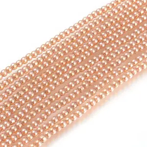 Electroplate Glass Beads Strands