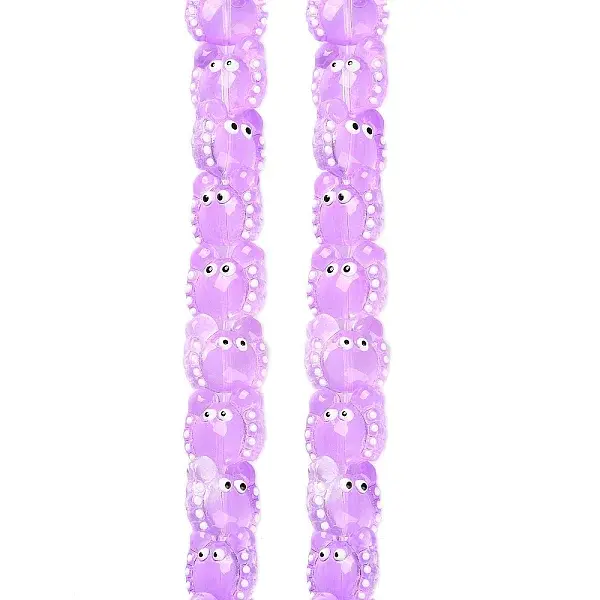 Transparent Glass Beads Strands