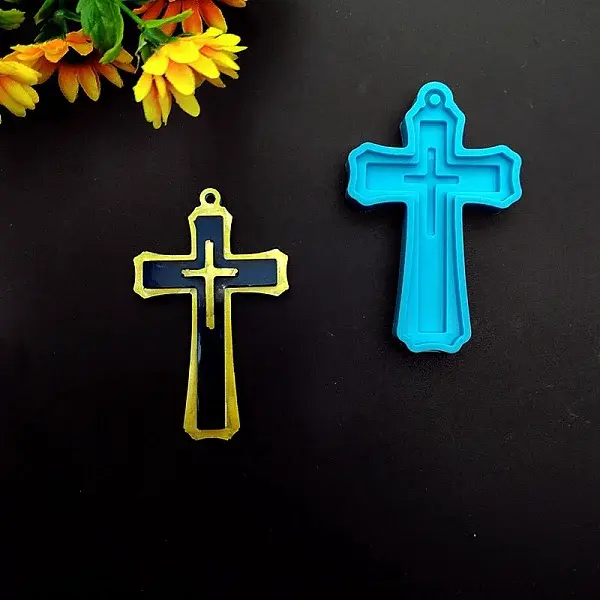 Cross DIY Silicone Pendant Molds
