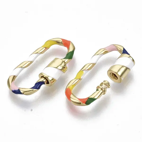 Brass Screw Carabiner Lock Charms