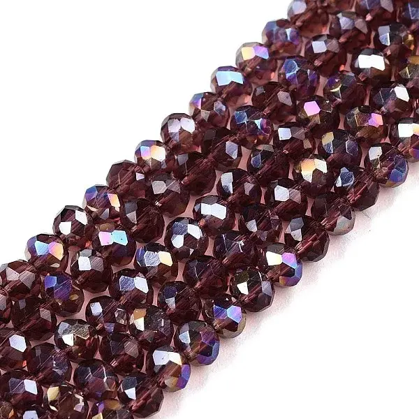 Electroplate Glass Beads Strands