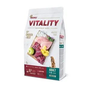 Akinu VITALITY kuřecí & hovězí granule pro středně velké psy 3 kg