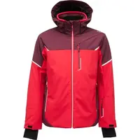 CMP MAN JACKET ZIP HOOD Pánská lyžařská bunda, červená, velikost