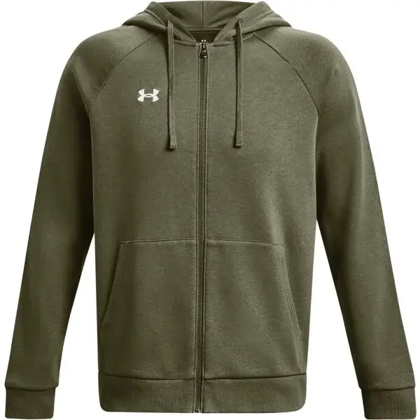 Under Armour RIVAL Pánská mikina, khaki, velikost L