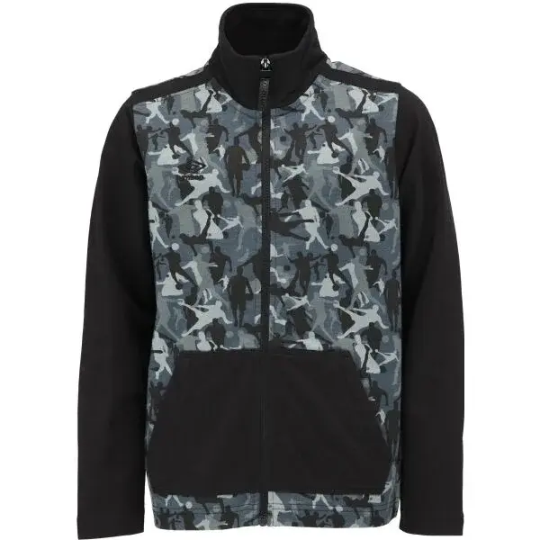 Umbro JUSS Chlapecká mikina, černá, velikost 152-158