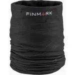 Finmark MULTIFUNCTIONAL SCARF WITH FLEECE Multifunkční šátek, černá, velikost UNI