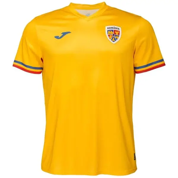 Joma FED. FUTBOL RUMANÍA REPLICA SHORT SLEEVE T-SHIRT Pánský fotbalový dres, žlutá, velikost XXXXS