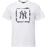 New Era NEW YORK YANKEES MLB SPRAY STAMP Pánské triko, bílá, velikost