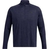 Under Armour TECH TEXTURED Pánské tričko, tmavě modrá, velikost L