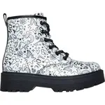 Skechers GRAVLEN HI - DOODLE DOWN Dívčí zimní obuv, bílá, velikost