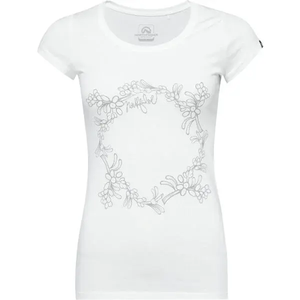 Northfinder RIKKI Dámské triko, bílá, velikost