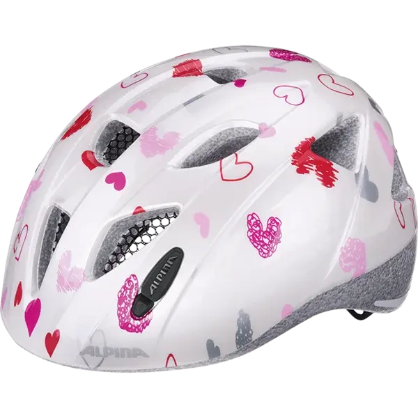 Alpina Sports XIMO Dětská cyklistická helma, bílá, velikost (47 - 51)