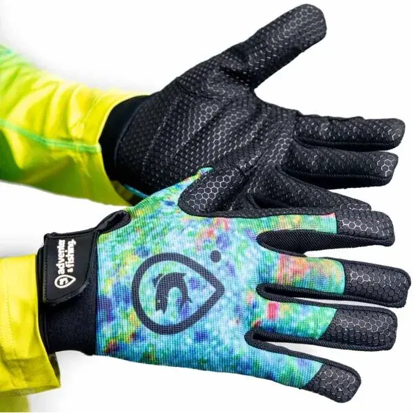 ADVENTER & FISHING LONG Pánské rukavice pro chytání na moři, černá, velikost L/XL