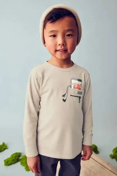 Bavlněné tričko s dlouhým rukávem Mayoral