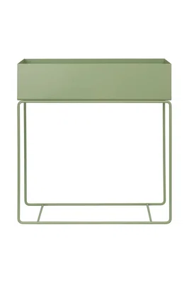 Květináč s nožičkami ferm LIVING Plant Box 65 x 60 cm zelená barva