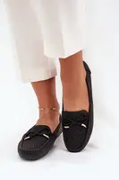 Boto Dámské Mokasíny S Vzorováním A Šněrováním Černé Mirisa